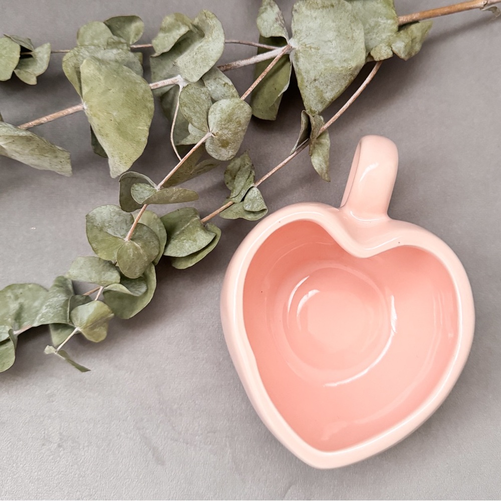 New Threshold Pink Heart-Shaped Ceramic Cute Mug